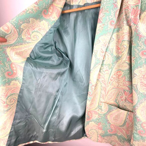 Rare Vintage Boho Paisley Blazer | Indie Artist Retro Unisex Jacket - Picture 10 of 12